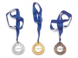 Aktuelles Angebot für Medaille (inkl. Band) ø 76 mm - Gold, Silber oder Bronze aus dem Bereich Sportartikel > Athletik > Fußball, Fussball - jetzt kaufen.