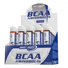 MHD 01/2025 Best Body Nutrition BCAA Aminobolin 20x25ml Trinkampullen Orange