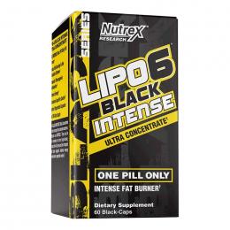 MHD 07/2024 Nutrex Research Lipo 6 Black Intense Ultra Concentrate 60 Kapseln