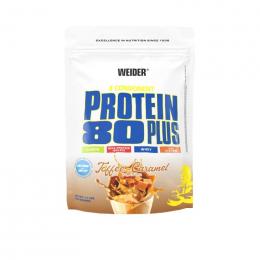 MHD 07/2024 Weider Protein 80 Plus 500g Toffee-Caramel