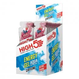 MHD 08/2024 High5 Energy Gel Aqua Caffeine 20x66g Berry