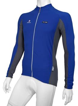 NALINI BASIC Smeraldo azurblau Langarmtrikot, für Herren, Größe S, Fahrradtrikot