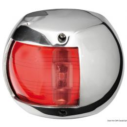 Navigationslicht Compact 12 LED Edelstahl Backbord rot 112,5°