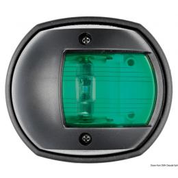 Navigationslicht Compact 12 LED Steuerbord schwarz