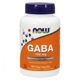 Now Foods Gaba 750mg - 100 Kapseln