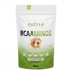 Nutri+ BCAAminos Pulver 300g Eistee-Pfirsich