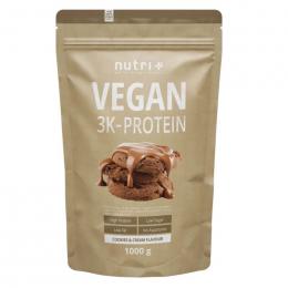 Nutri+ Vegan 3K Protein 1000g Cookies & Cream