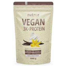 Nutri+ Vegan 3K Protein 1000g Vanillle-Sahne
