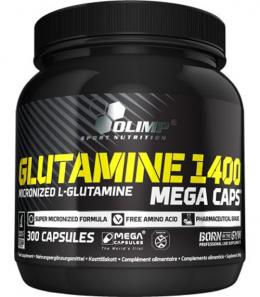 Olimp Glutamin 1400 Mega Caps - 300 Kapseln - Aminosäuren