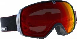 Salomon XT One Skibrille Brillen Träger (black/red, Scheibe: multilayer universal mid blue)