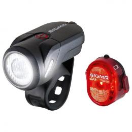SIGMA Beleuchtungsset AURA 35 USB/Nugget II, Fahrradlicht, Fahrradzubehör