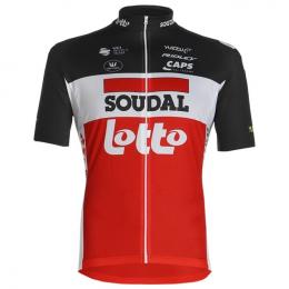 SOUDAL LOTTO 2021 Kurzarmtrikot, für Herren, Größe 2XL, Radshirt, Radkleidung