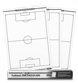 T-PRO Taktikfolie 550 x 830 mm (selbsthaftend) - Fussball