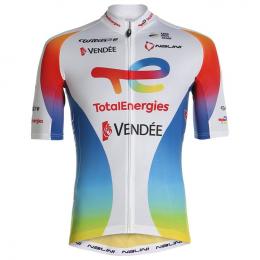 Team TotalEnergies TDF 2021 Kurzarmtrikot, für Herren, Größe 3XL, Radlertrikot,