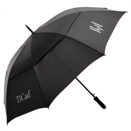TiCad Windbuster Golfschirm mit Automatikfunktion und UV-Schutz Schwarz