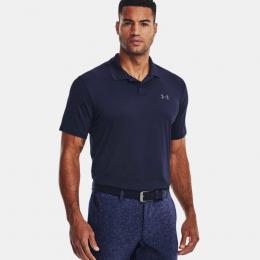 Under Armour Performance 3.0 Polo Herren | midnight navy-pitch gray L