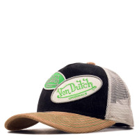 Unisex Cap - Trucker Russel Corduroy - Black / Beige