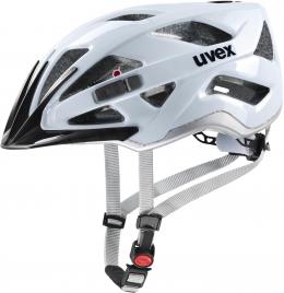 uvex Active Fahrradhelm (52-57 cm, 10 cloud/silver)