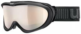 uvex Comanche VLM Brillenträger Skibrille (2030 black mat, litemirror silver variomatic/polavision/clear)