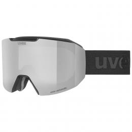 uvex evidnt Attract Variomatic small Take Off (2030 black matt, mirror silver/variomatic clear (S1-S3))