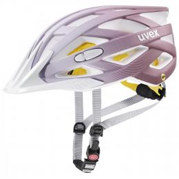 uvex i-vo cc MIPS Fahrradhelm (52-57 cm, 03 white/rosè matt)