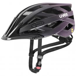 uvex i-vo cc MIPS Radhelm (52-57 cm, 05 black/plum matt)