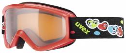 uvex Kinderskibrille Speedy Pro (3112 chilired, lasergold, single lens)