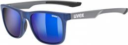 uvex LGL 42 Sonnenbrille (4514 blue/grey mat, mirror blue (S3))