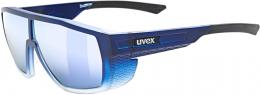 uvex MTN Style Sportbrille Colorvision (4480 blue matt/fade, colorvision/mirror blue (S3))