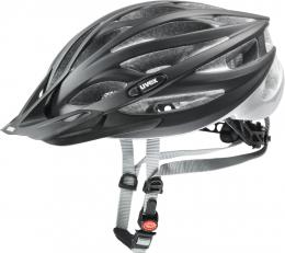 uvex Oversize Fahrradhelm (61-65 cm, 06 black matt/silver)