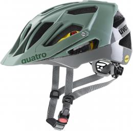 uvex Quatro cc MIPS Radhelm (56-61cm, 04 moss green/rhino matt)