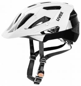 uvex Quatro Fahrradhelm (56-61 cm, 08 white mat/black)