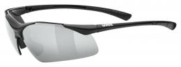 uvex Sportstyle 223 Sportbrille (2216 black, litemirror silver (S3))