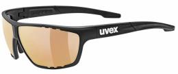 uvex Sportstyle 706 Colorvision VM Sportbrille (2206 black mat, colorvision/variomatic litemirror red)