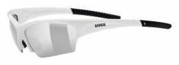 uvex Sunsation Sportbrille (8816 white/black, litemirror silver (S3))