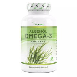 Vit4ever Algenöl Omega-3 Vegan, 90 Kapseln MHD 30.09.2024