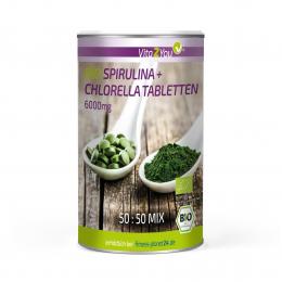 Vita2You Bio Spirulina + Chlorella Tabletten 500 Tabletten - ökologischer Anb...