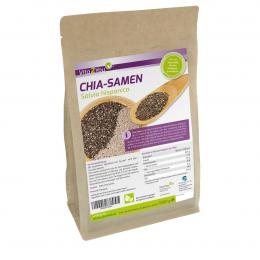 Vita2You Chia Samen 1kg Zippbeutel - Salvia Hispanica - Premium Qualität