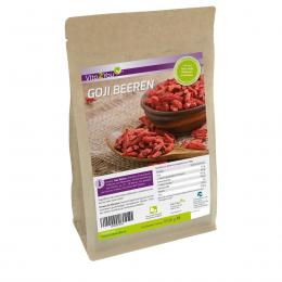 Vita2You Goji Beeren 1kg Zippbeutel Sonnengetrocknet - Premium Qualität