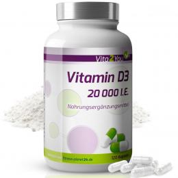 Vita2You Vitamin D3 20.000 IE (IU) - 120 Kapseln - Premium Qualität