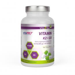 Vita2You Vitamin K2+D3 10.000 IE + K2 200μg K2VITAL - (Mk-7) 180 Kapseln - Pr...