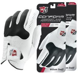 Wilson Staff Conform Golfhandschuh Herren | LH weiß-schwarz XL