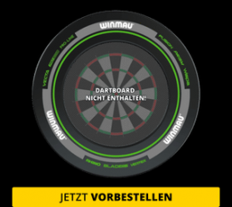 Winmau Advance Dartboard Surround - Schwarz Grün